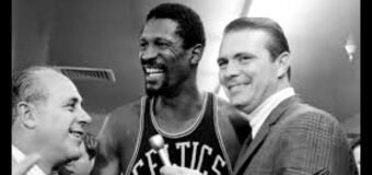 Cascade Sports & Black Economic Union Tribute To11-Time NBA Champion Boston Celtics Great Bill Russell, Black& White #1